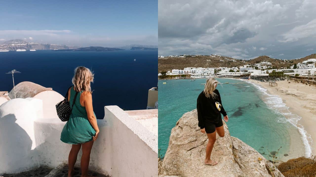 Santorini vs Mykonos