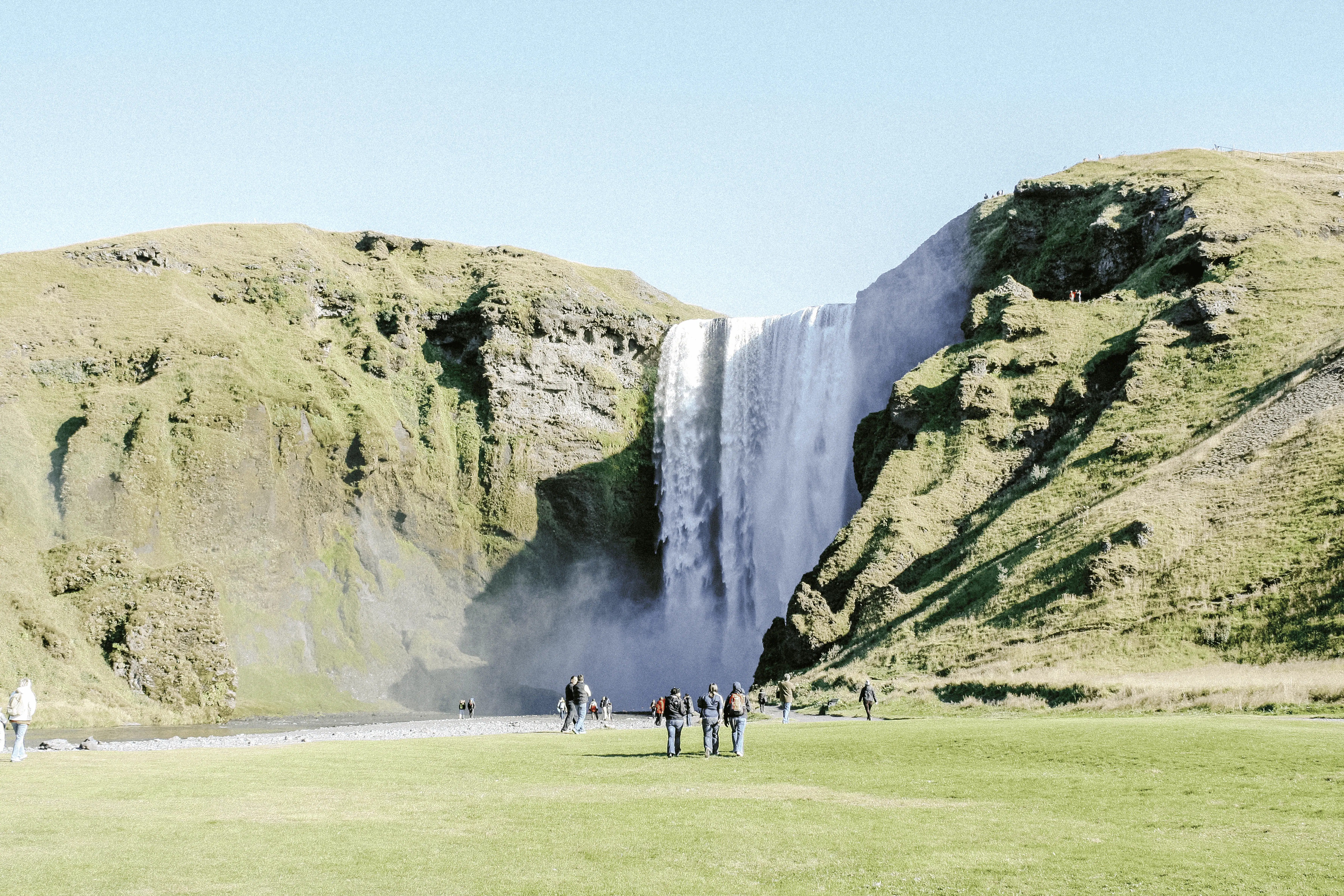 Iceland waterfall