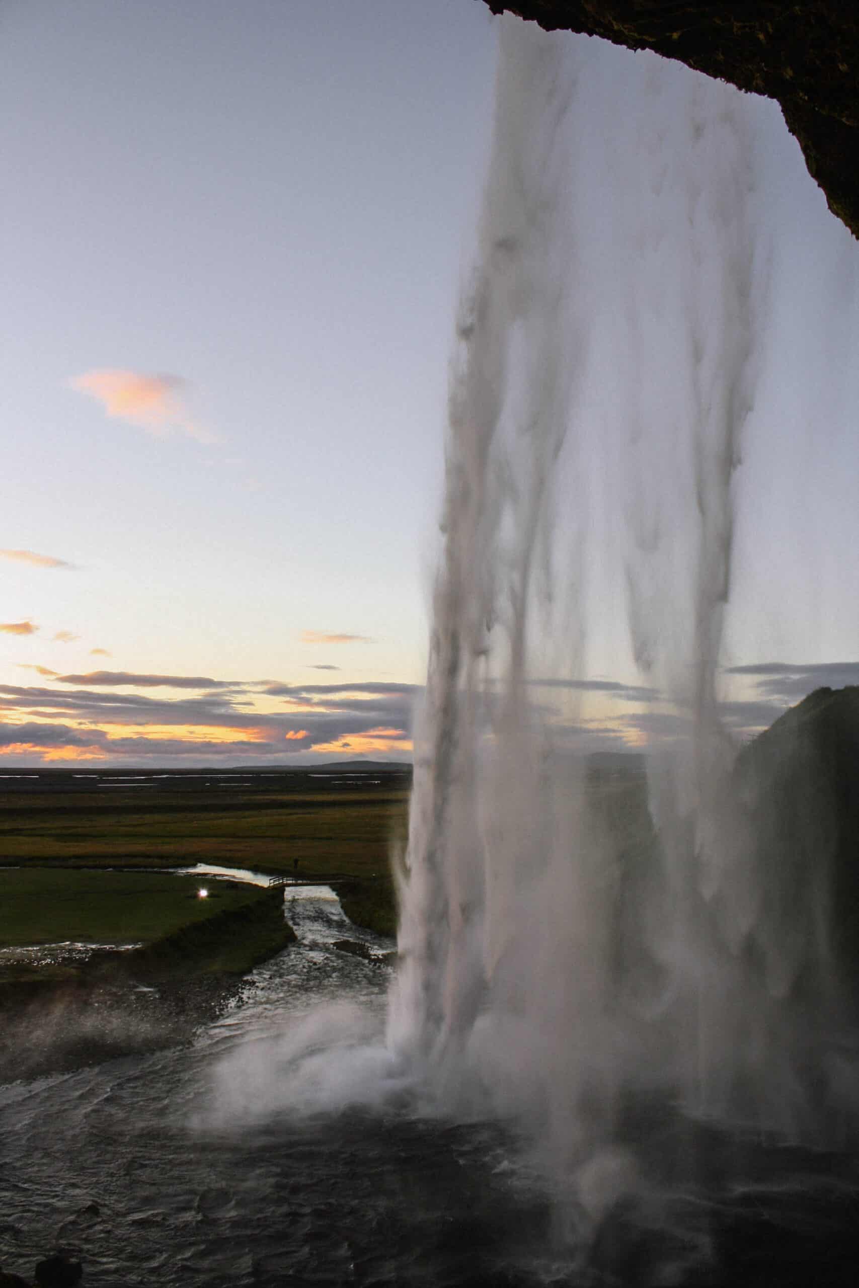 waterfall in Iceland