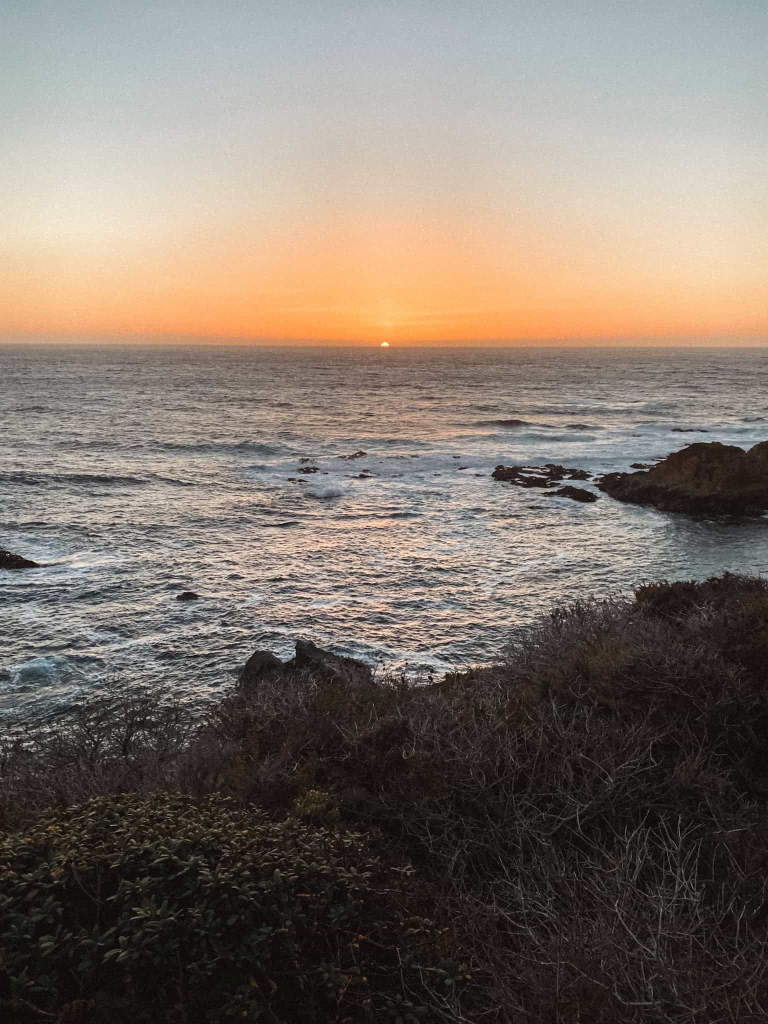 Pacific Coast sunset