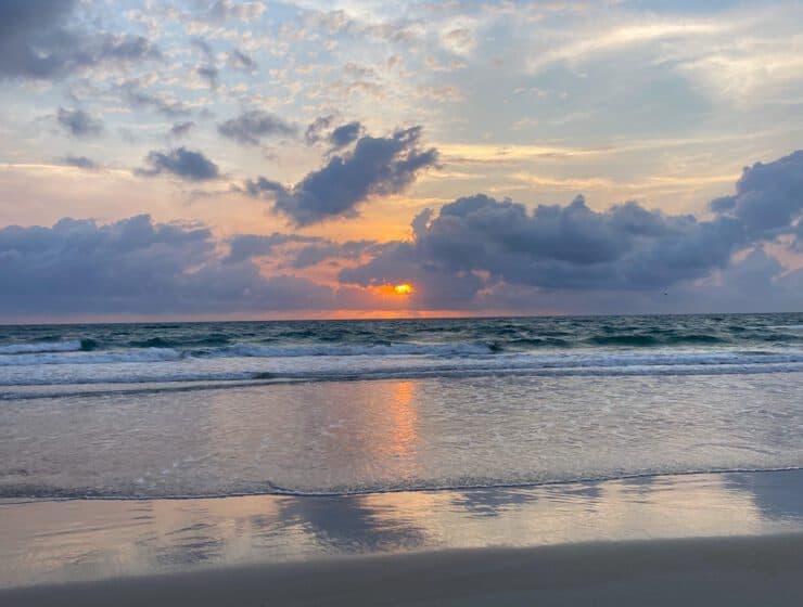 sunrise on Florida beaches