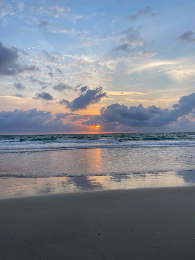 sunrise on Florida beaches