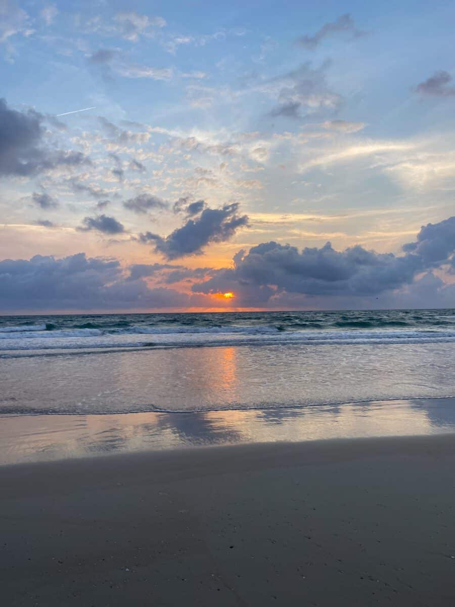 sunrise on Florida beaches