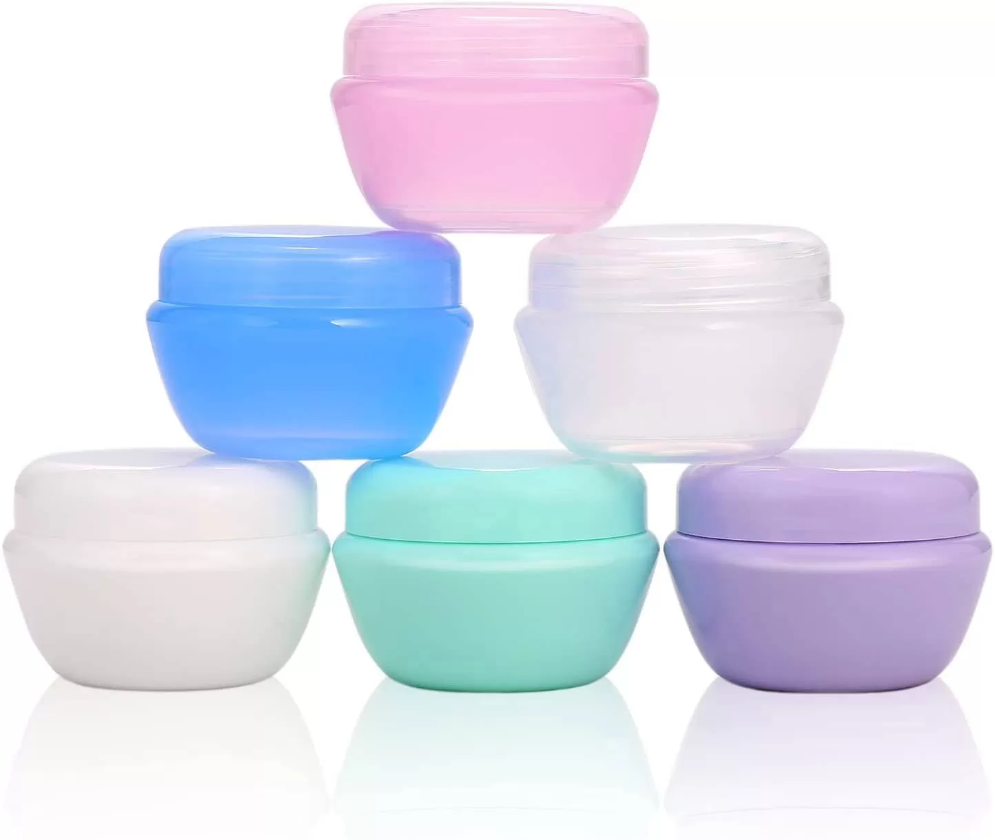 small containers for liquids, good for packing in a carry-on