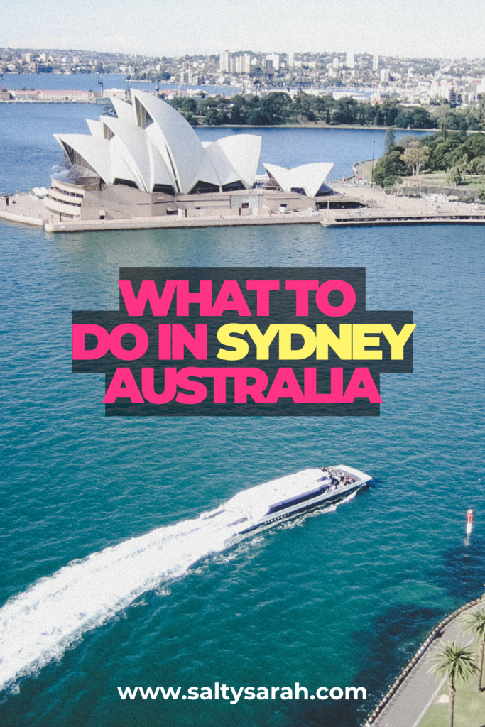 what to do in Sydney Blog Pinterest Pin
