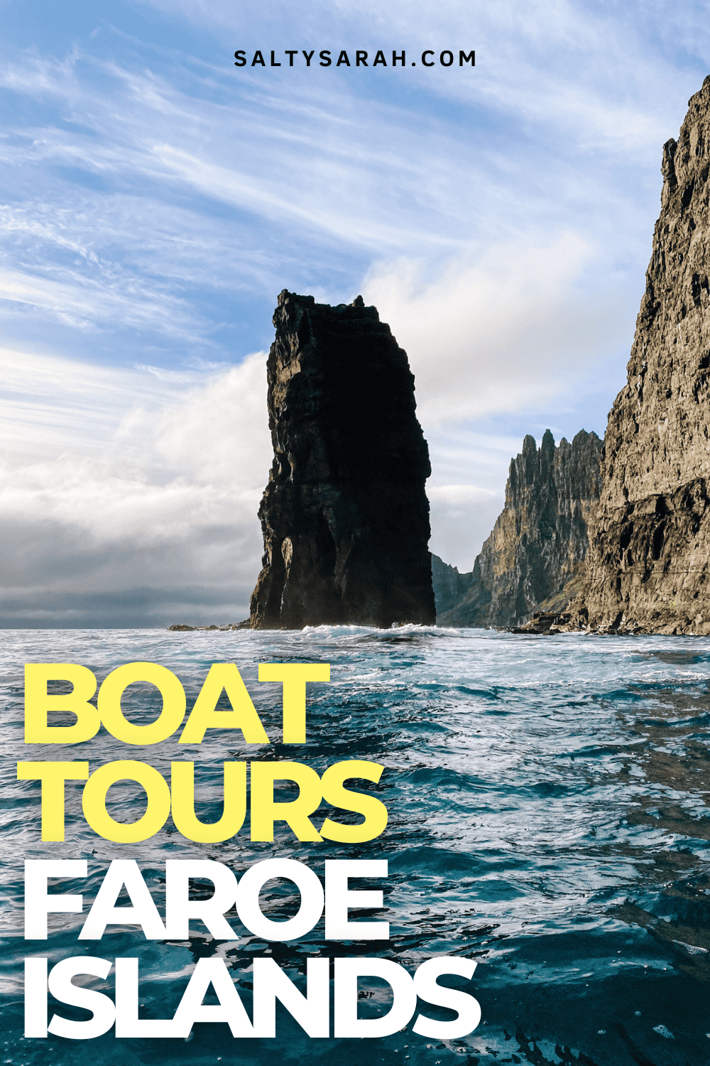 boat tours faroe islands pin