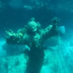 underwater Christ of the Abyss in Key Largo