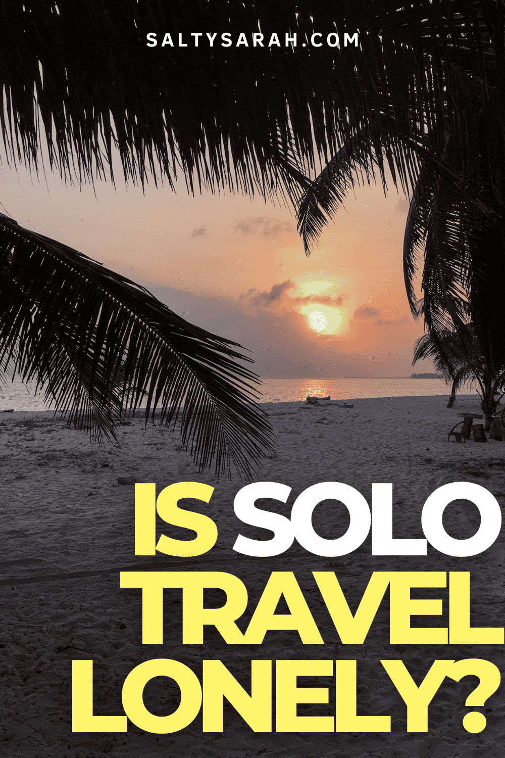 is solo travel lonely pin