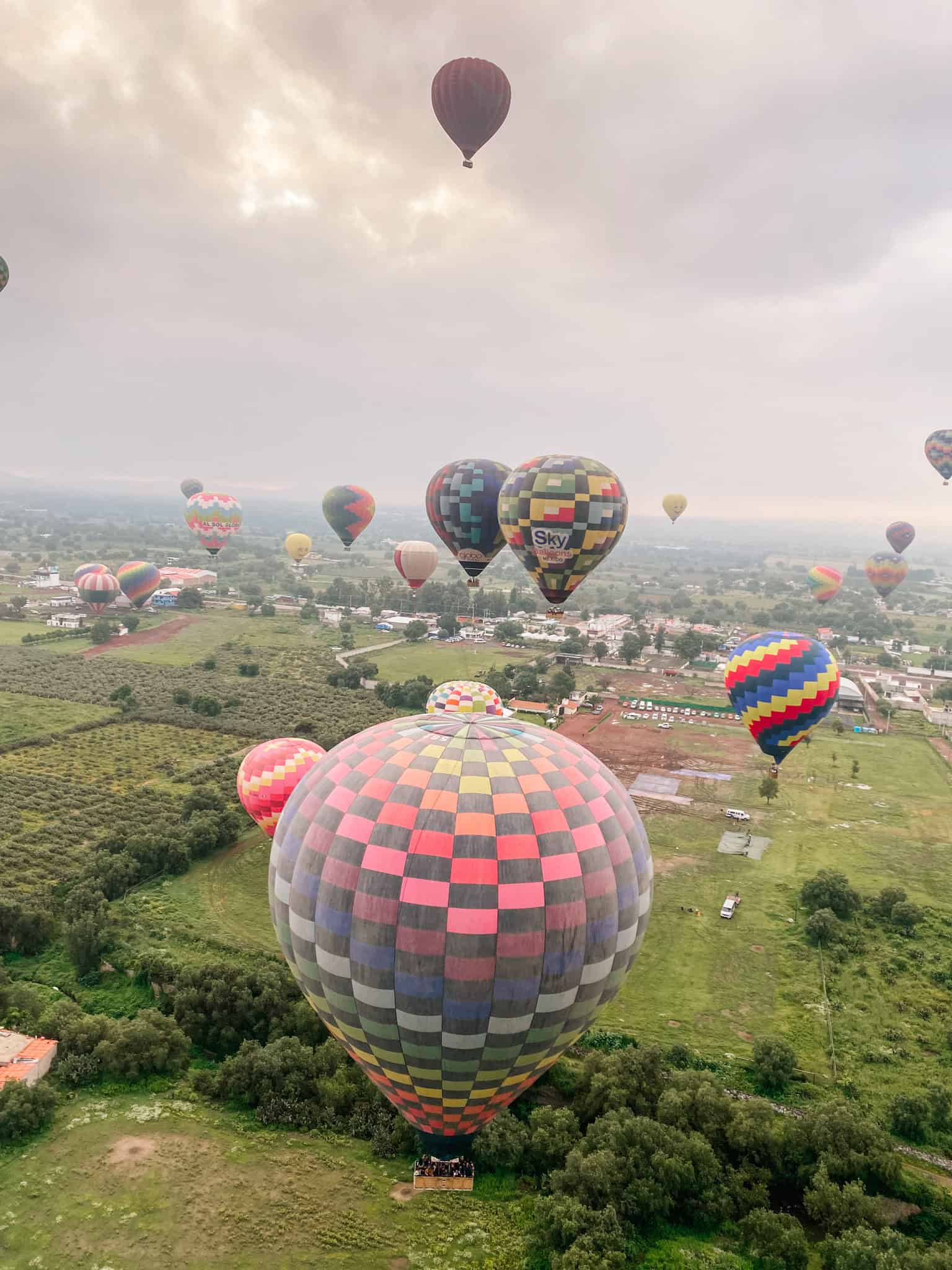 Teotihuacán Mexico Hot Air Balloon tour