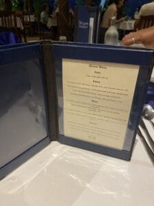 dinner menu | blue lagoon beach resort fiji review as a solo traveler