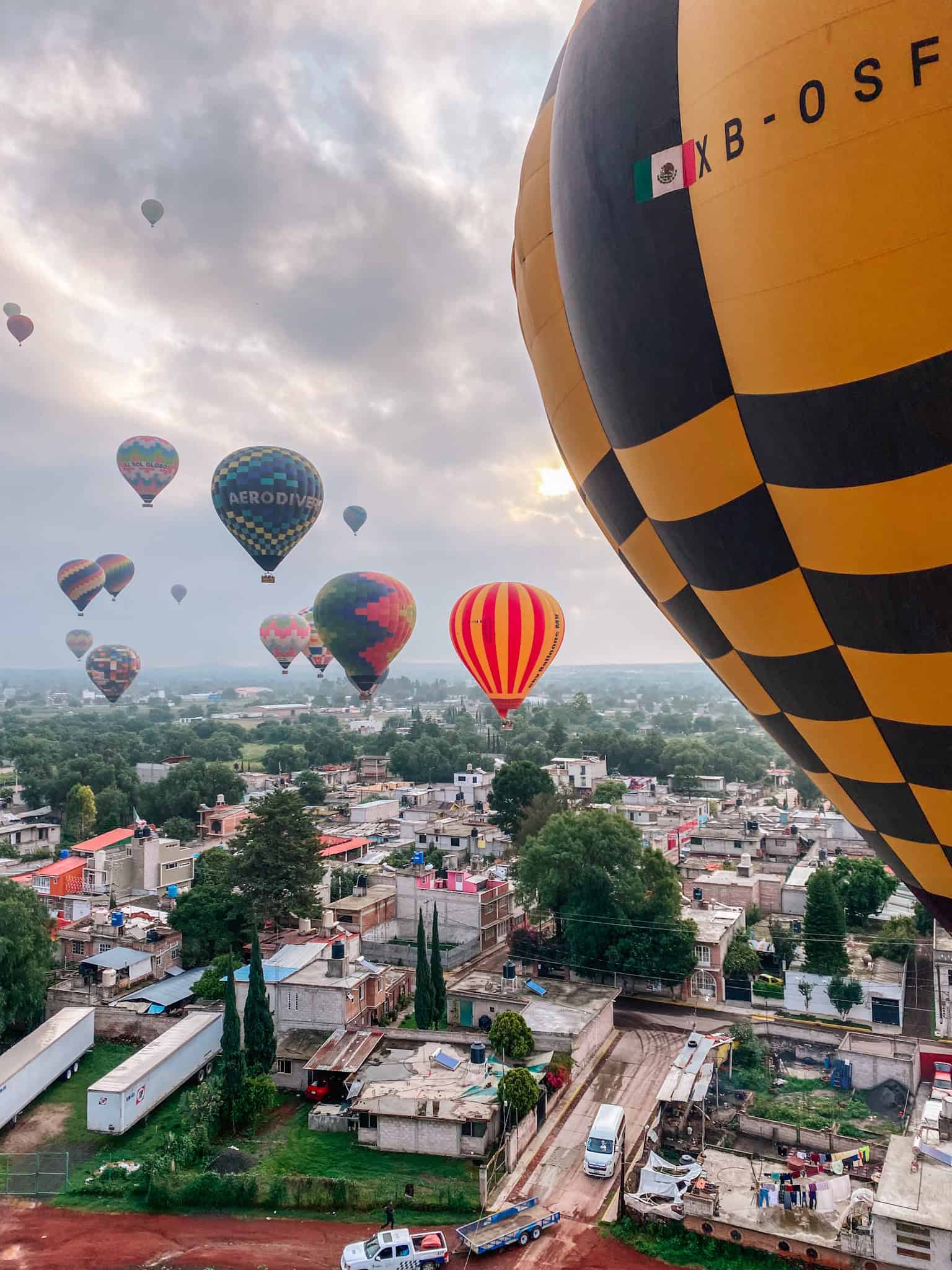 mexico hot air balloon