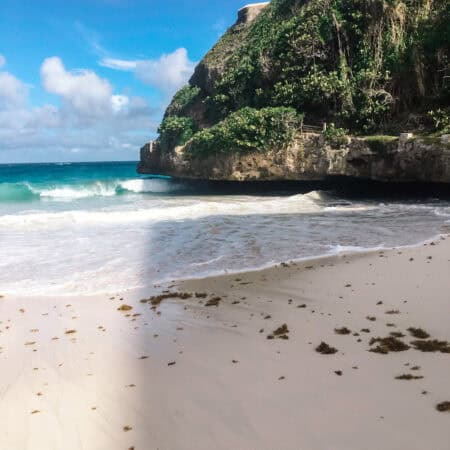 the crane beach in Barbados