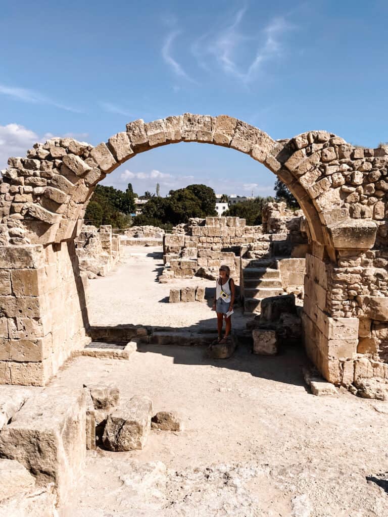 Paphos Archaeological Park Cyprus