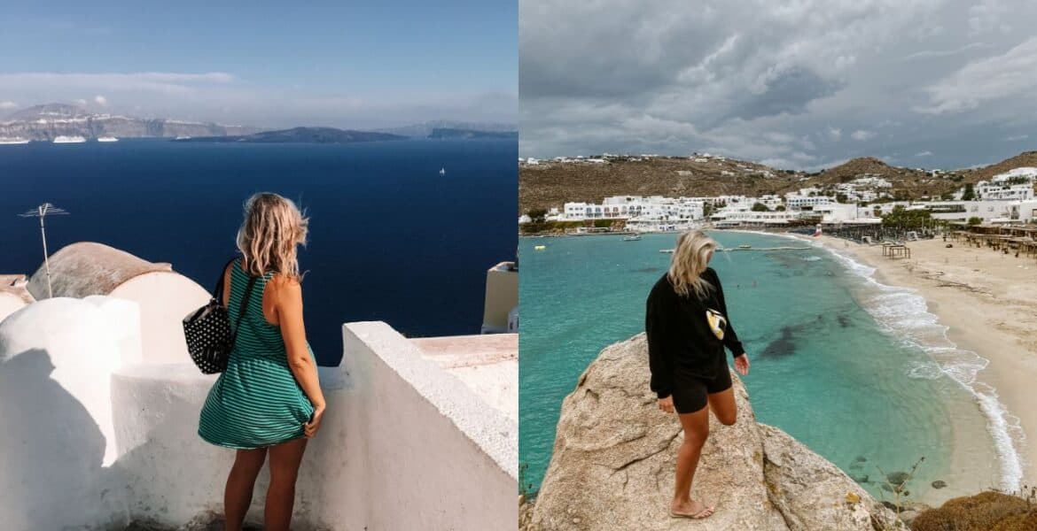 Santorini vs Mykonos