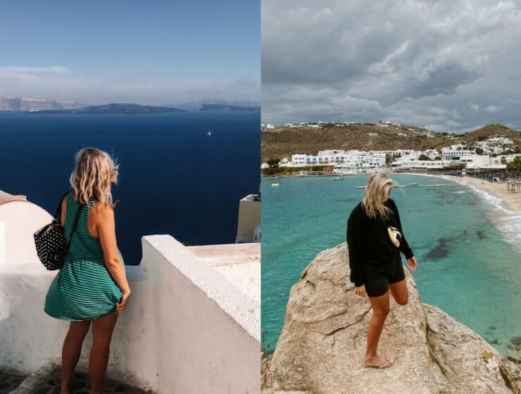 Santorini vs Mykonos