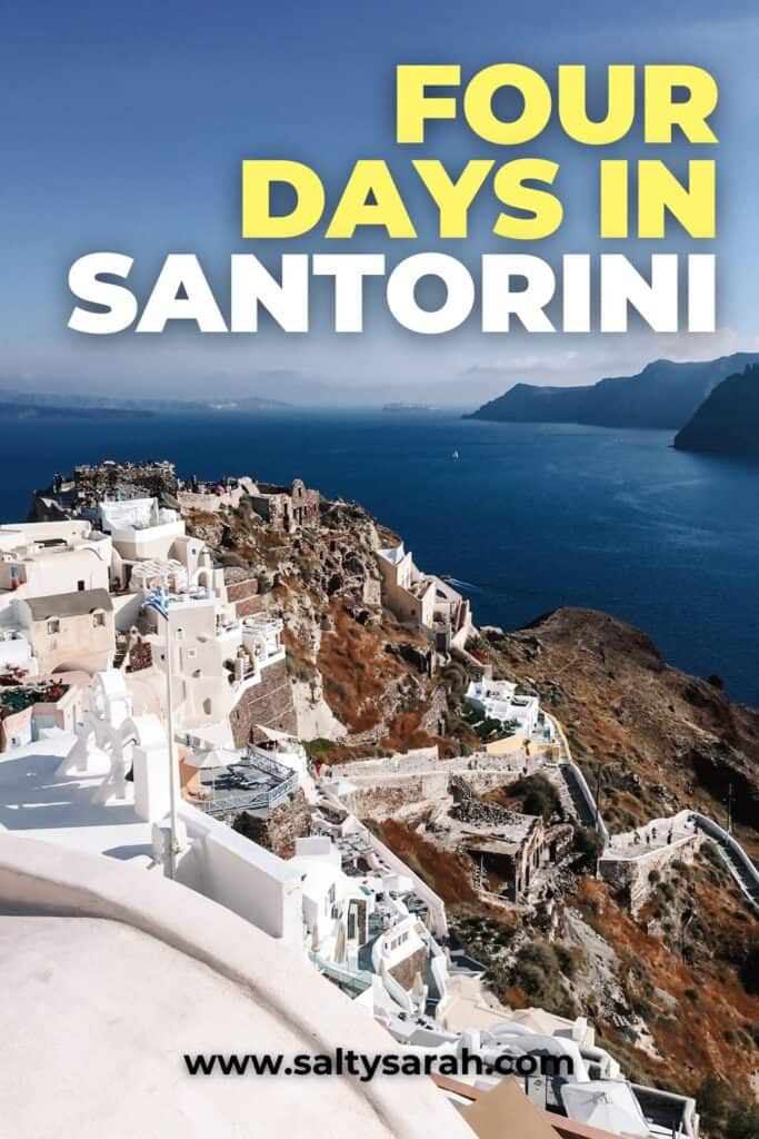 Four days in Santorini Pin