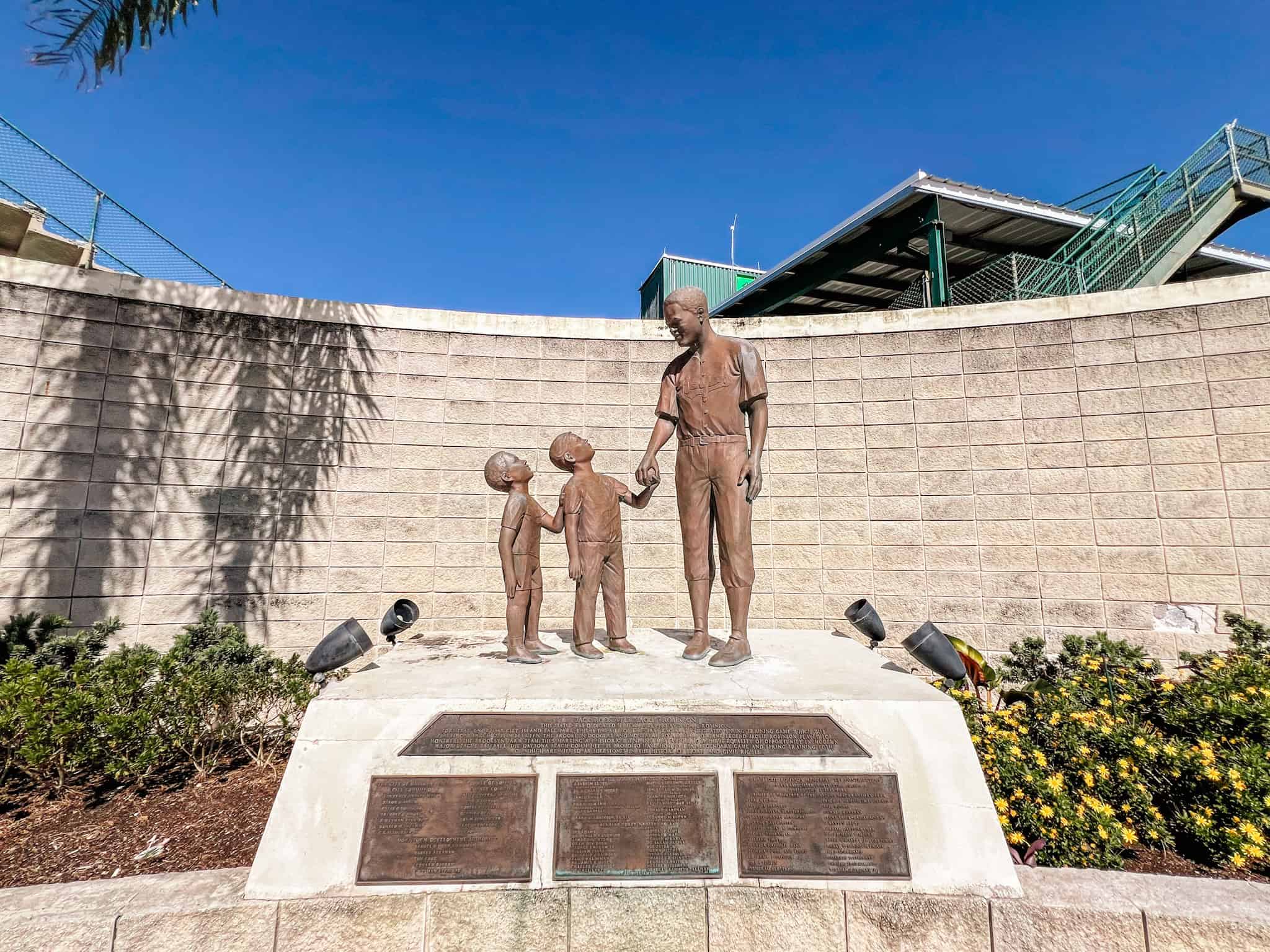 Jackie Robinson Statue; Daytona Beach