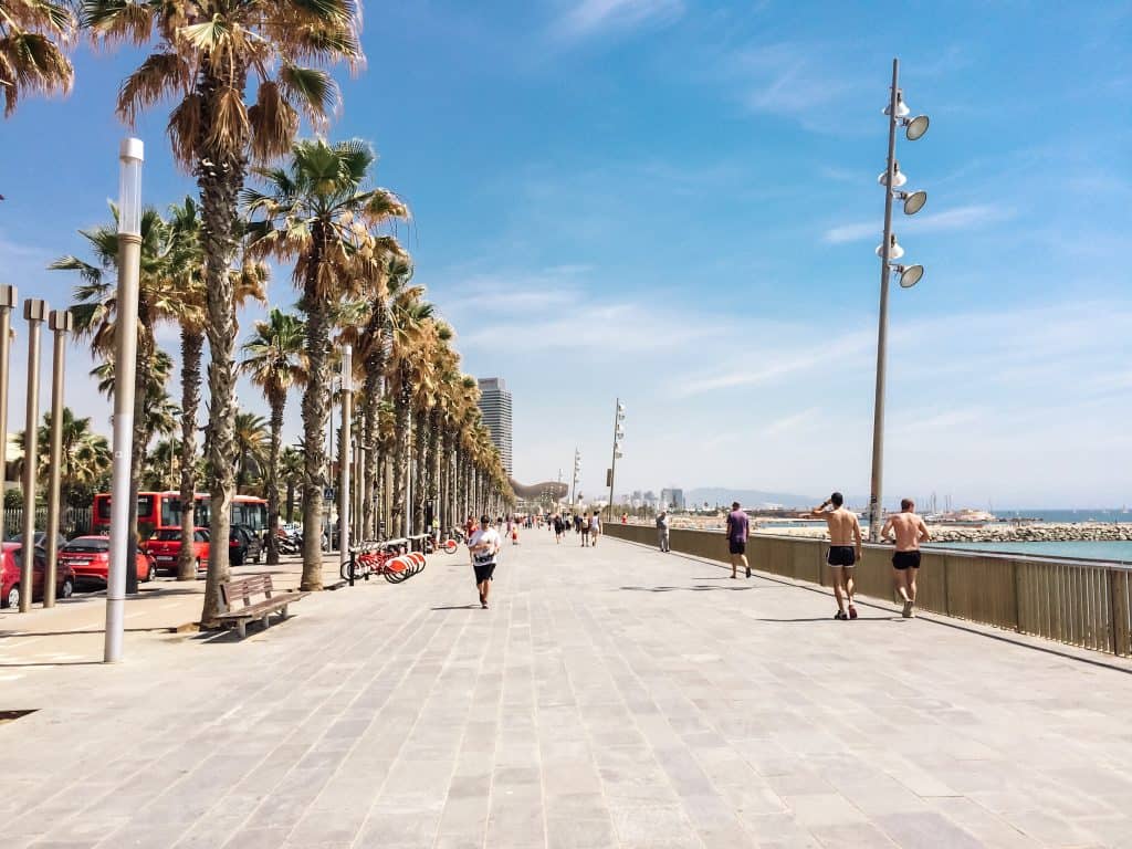 Barcelona Beachside walk; Lisbon vs Barcelona