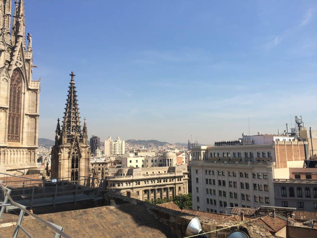 Barcelona rooftops