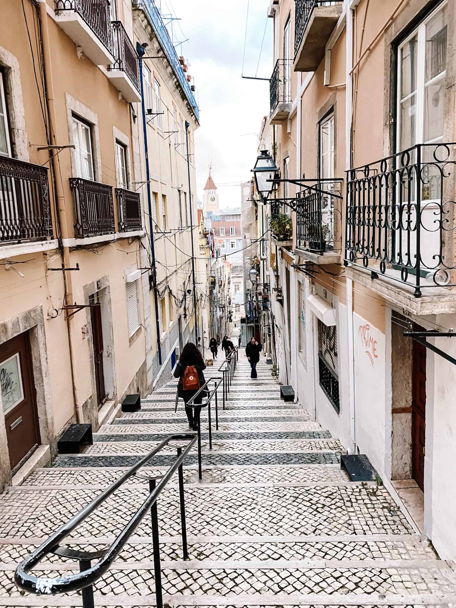 Lisbon Stairs; Lisbon vs Barcelona