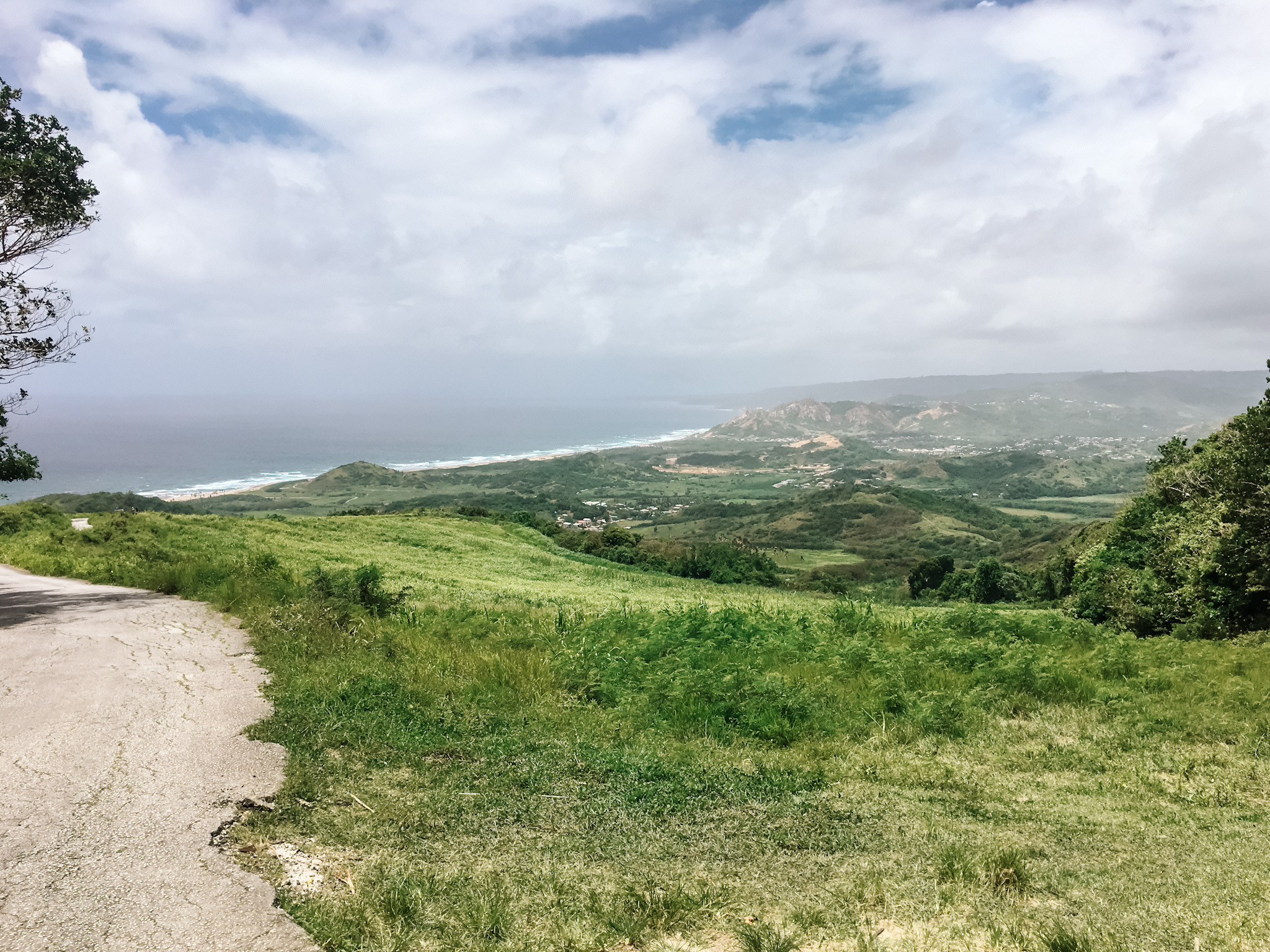 view from cherry tree hill Barbados