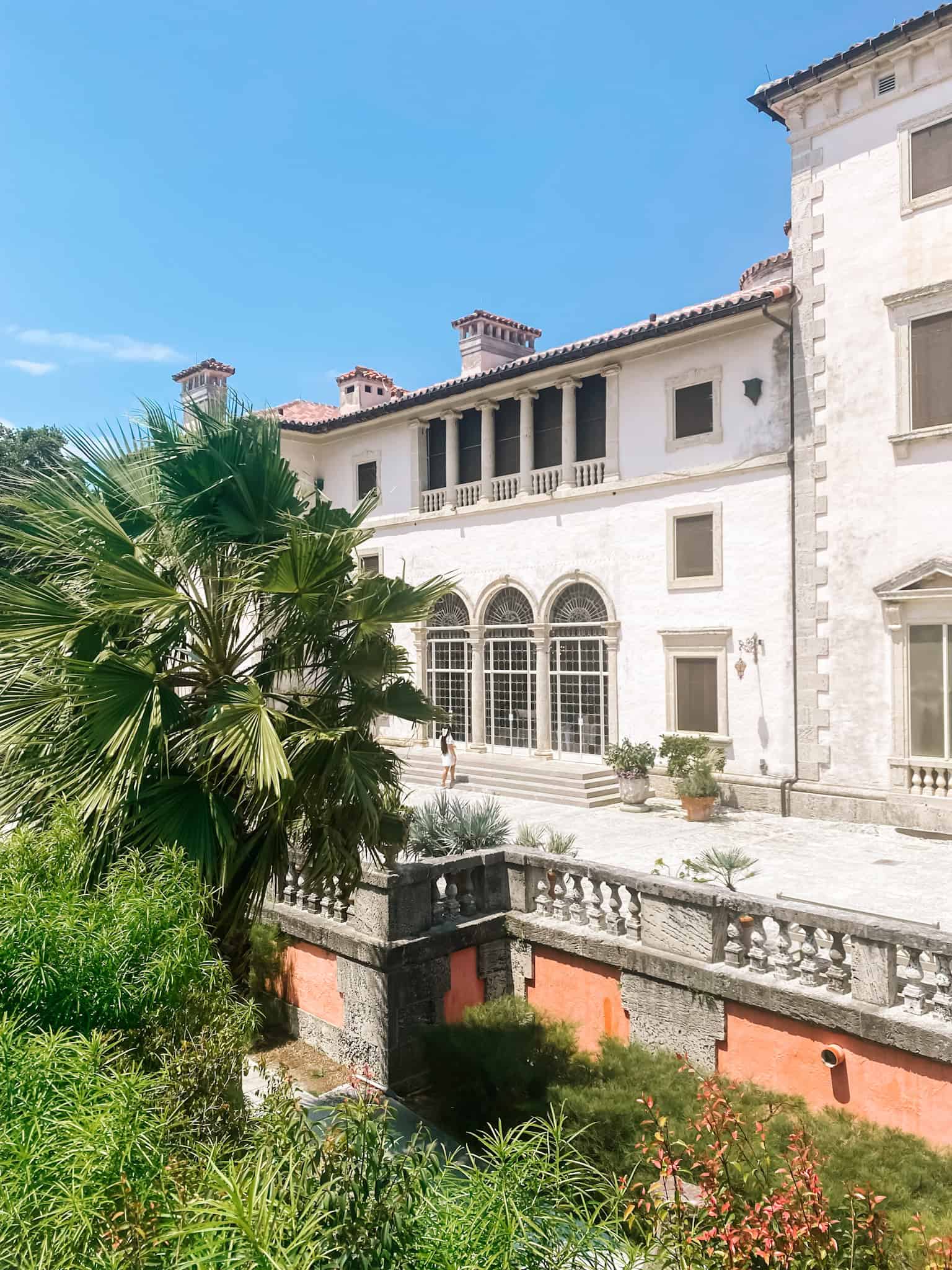 exterior of Vizcaya home