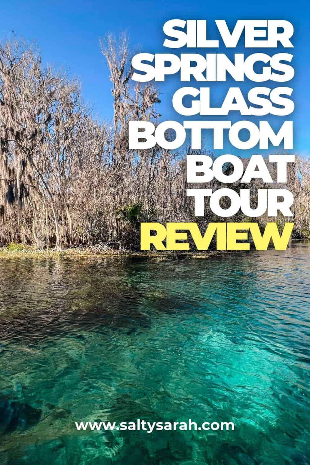 Silver Springs Glass Bottom Boat Tour Review Pinterest Pin