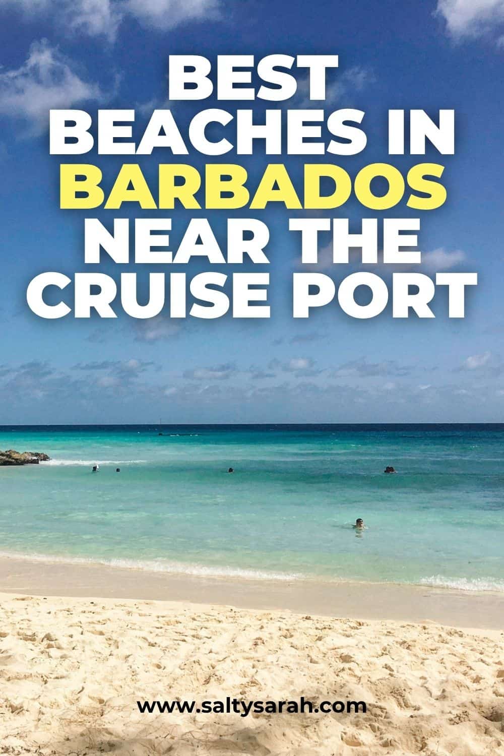 Best Beaches in Barbados Near the Cruise Port Pinterest Pin
