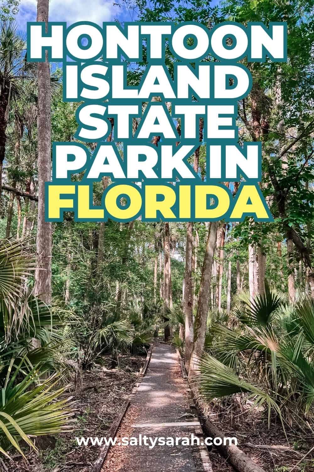 Hontoon Island State Park in Florida Pinterest Pin