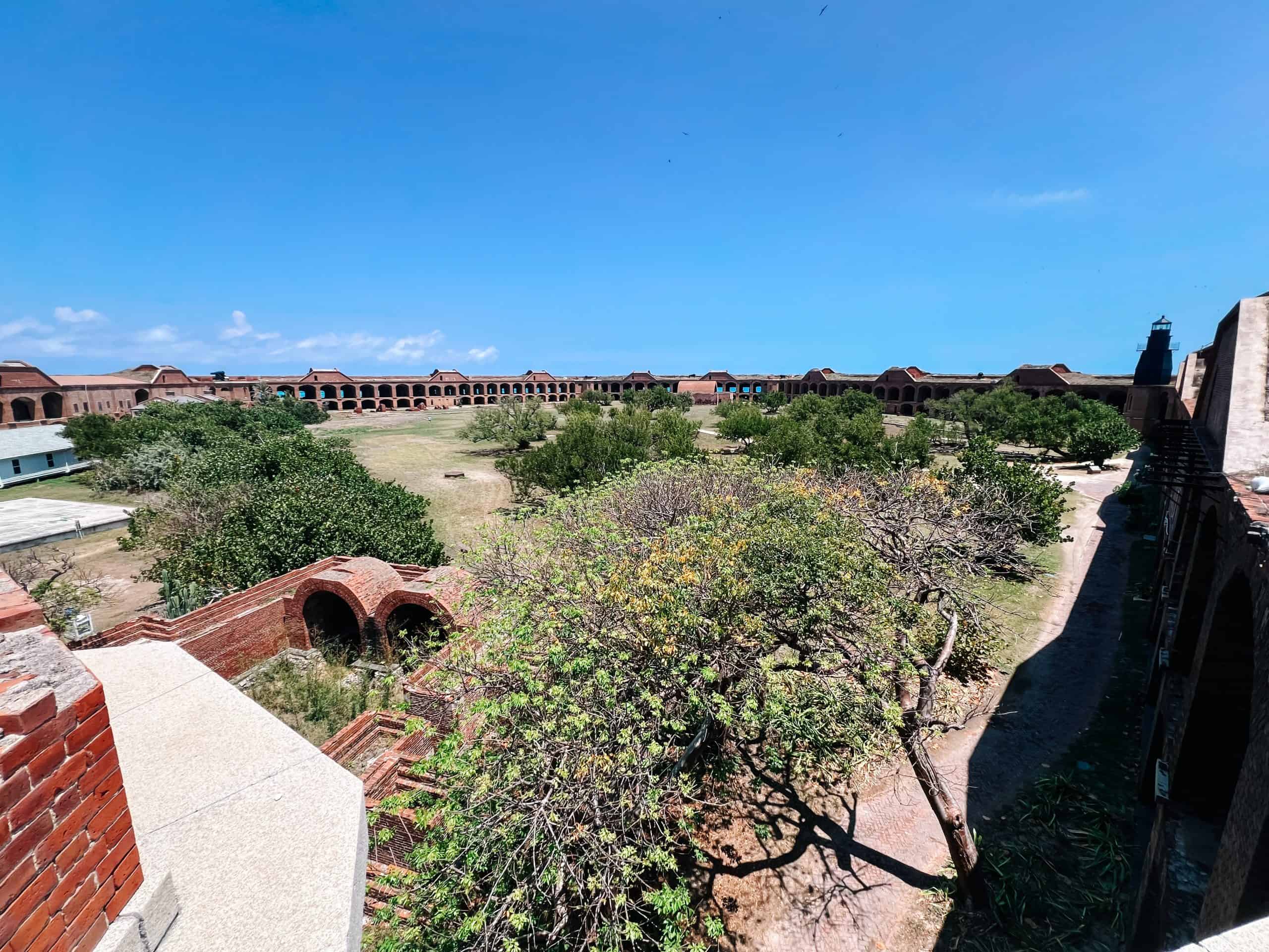 Fort Jefferson at Dry Tortugas National Park from Yankee Freedom ferry