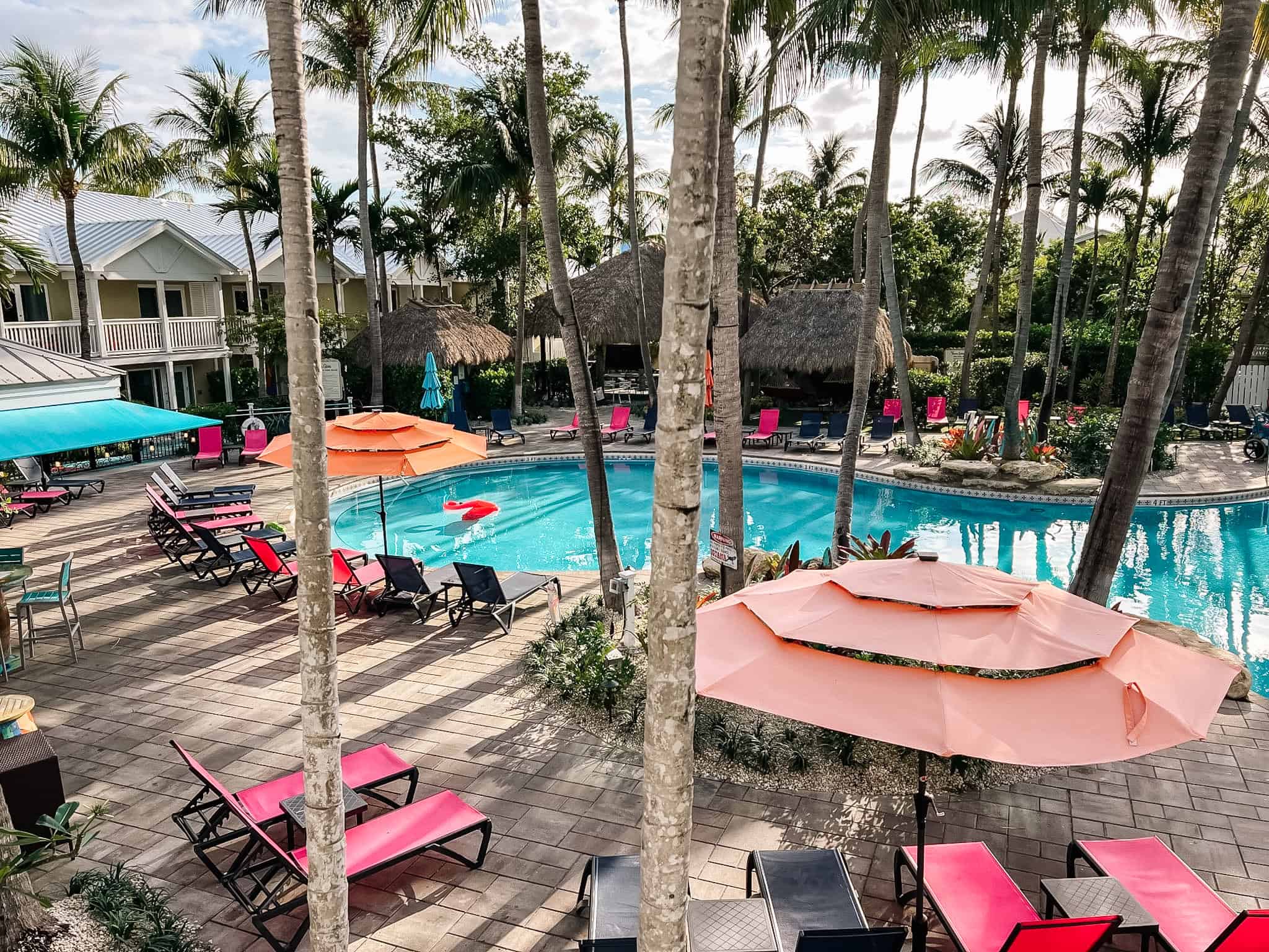Havana Cabana Pool Area view from second floor