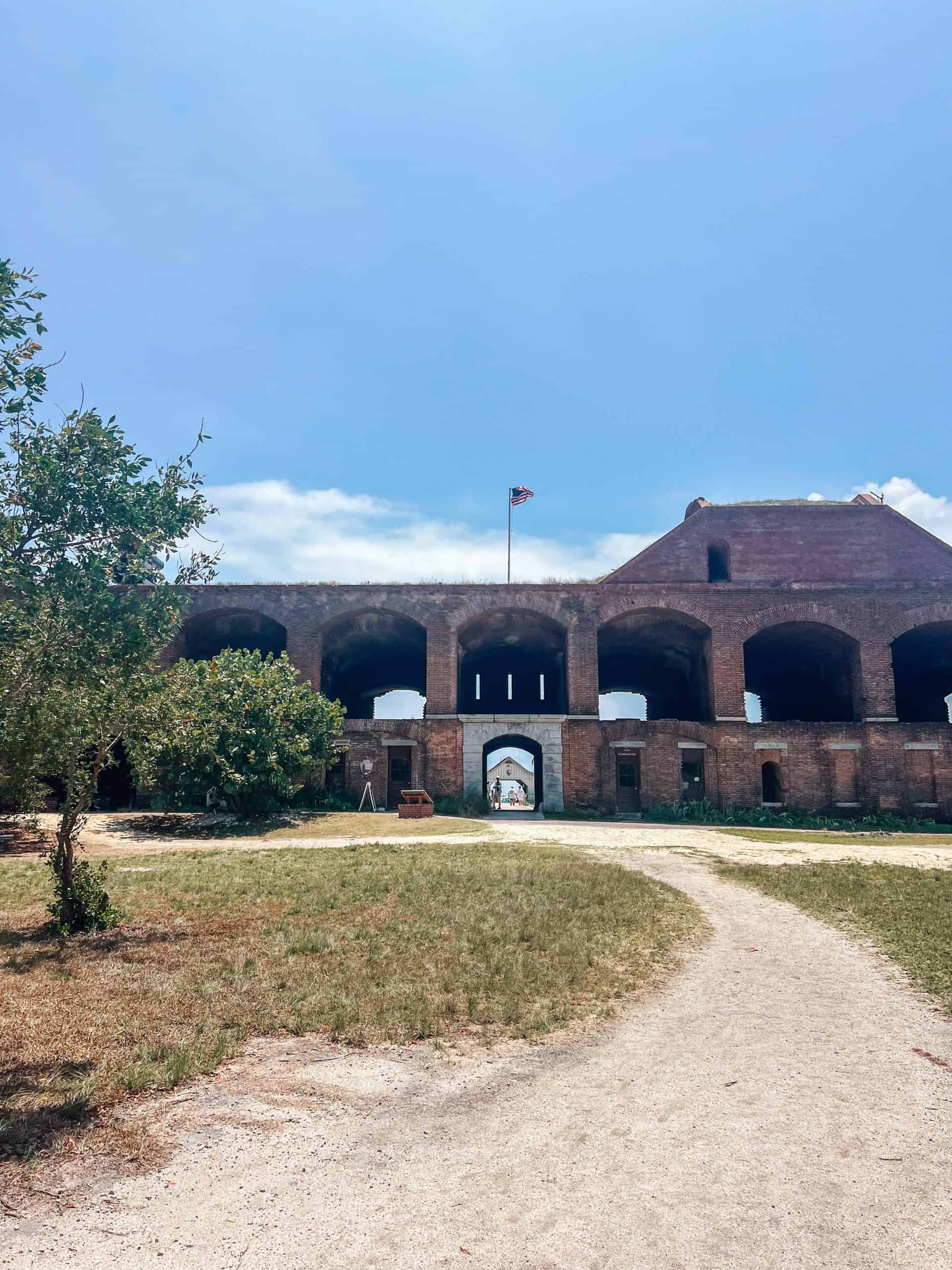Inside Fort Jefferson on Dry Tortugas National Park