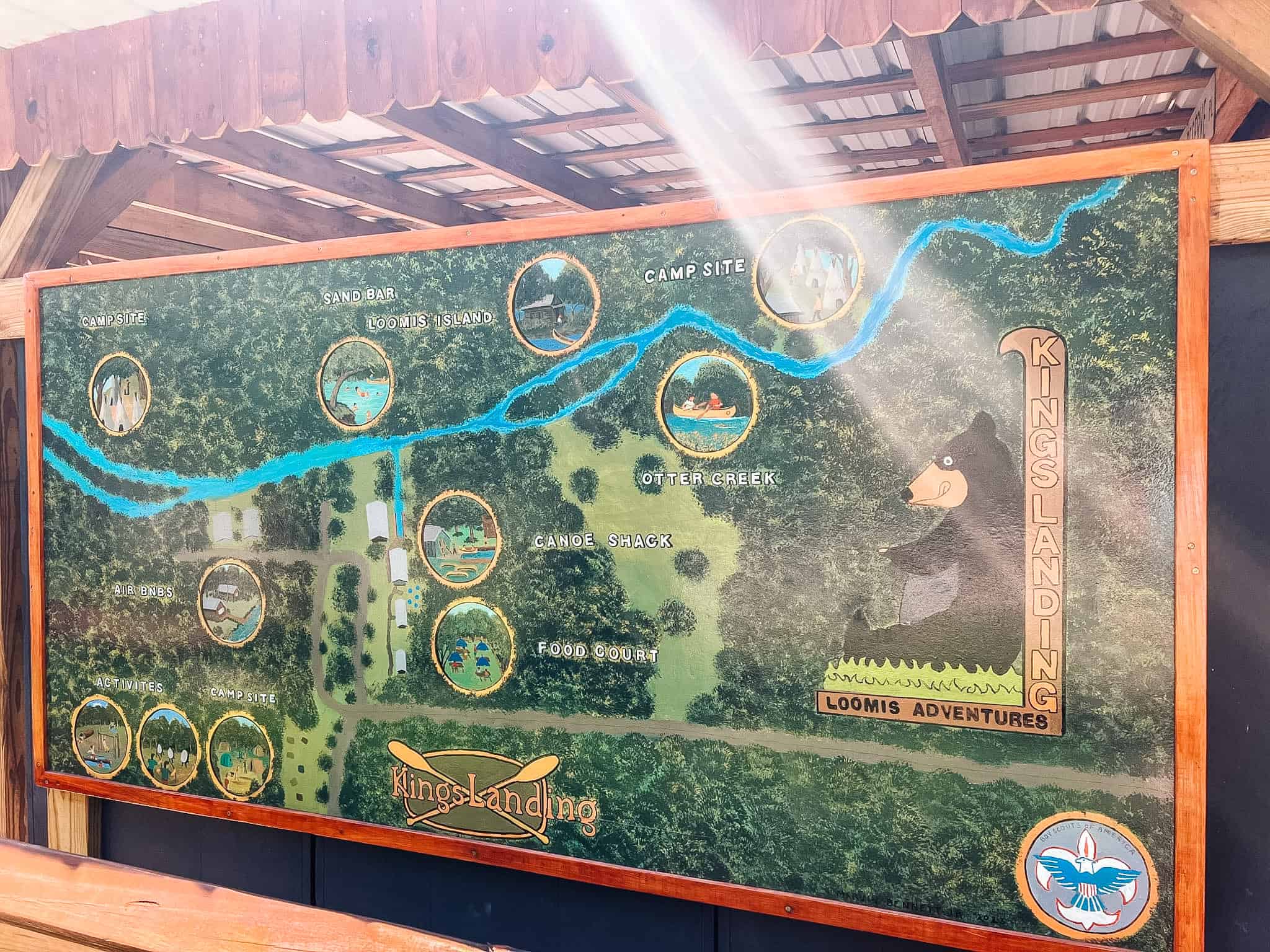 King's Landing sign map