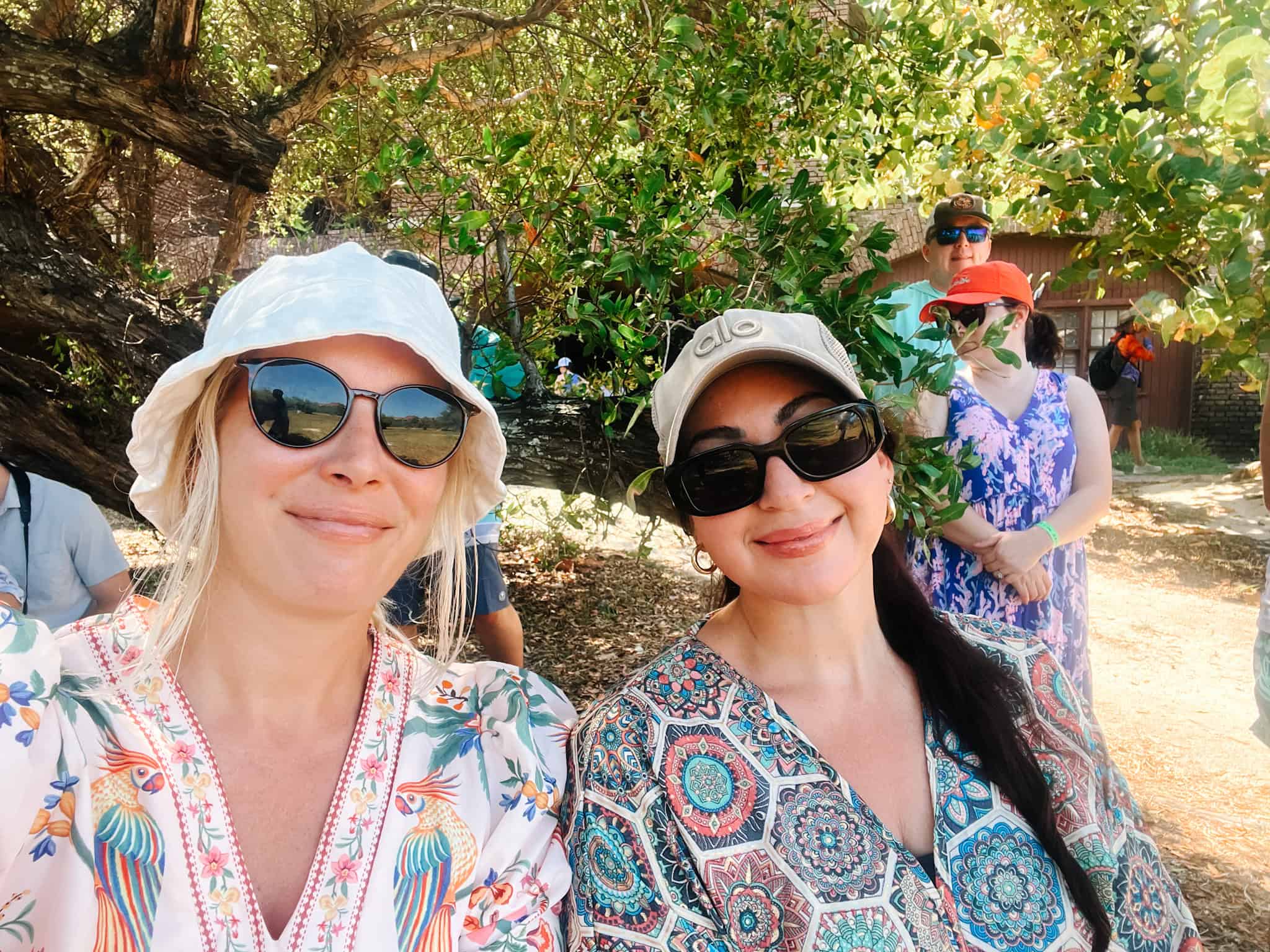 My friend and I at the guided tour of Fort Jefferson