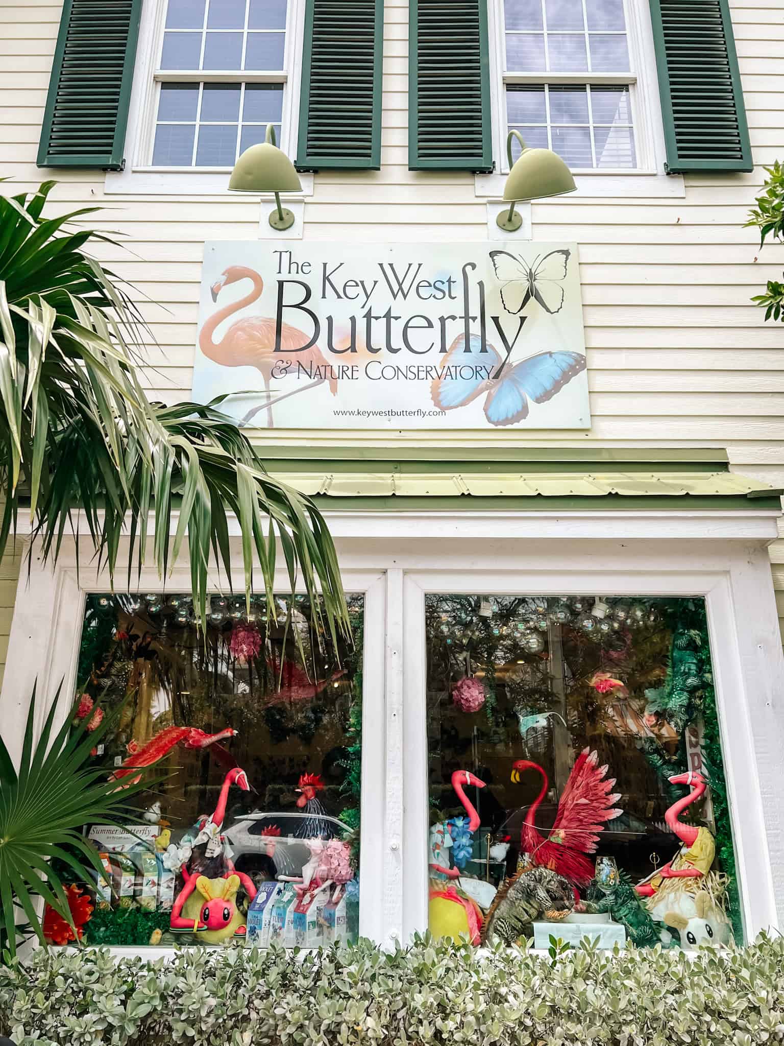 The Key West Butterfly and Nature Conservatory entrance