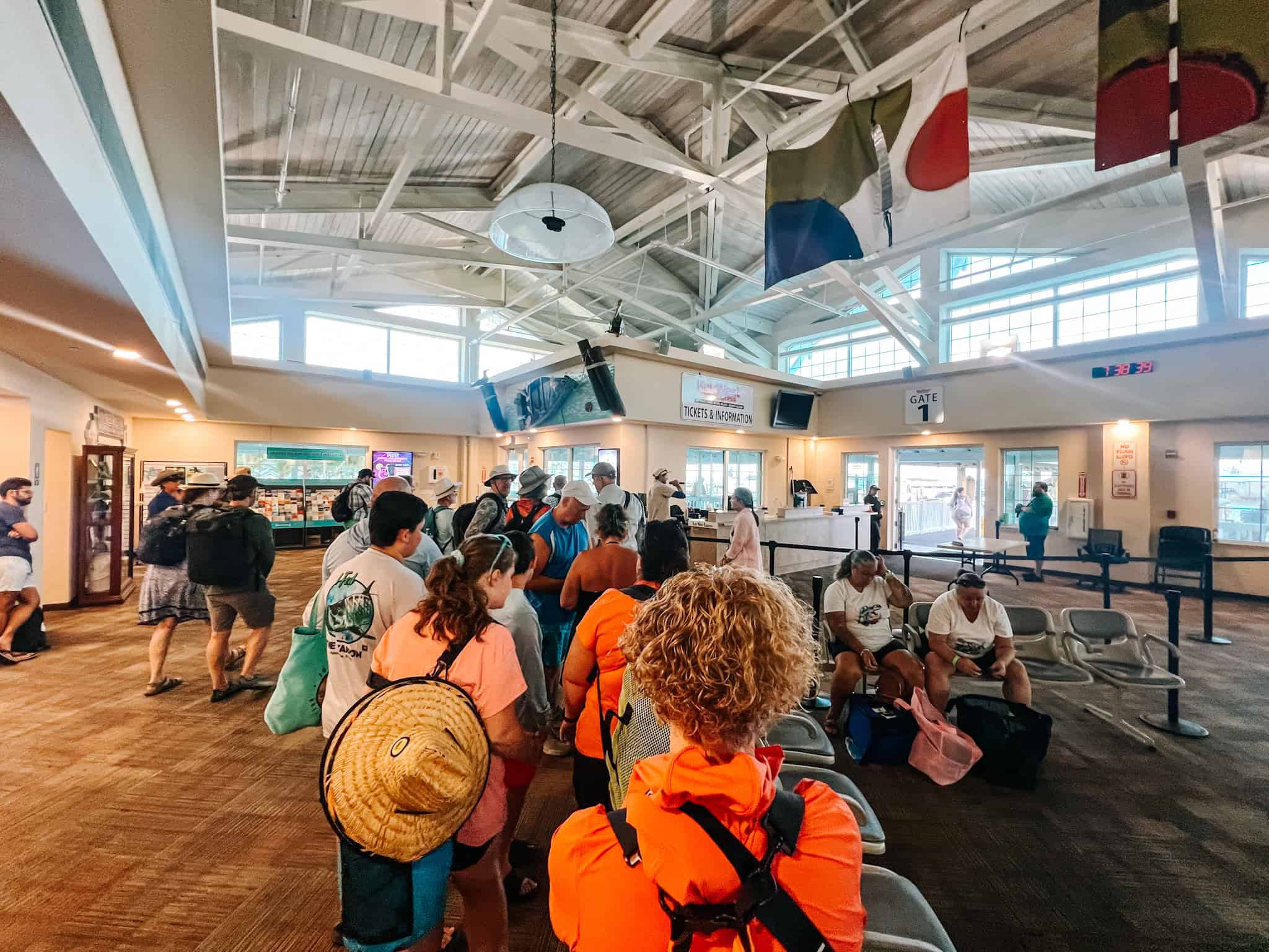 Yankee Freedom Ferry Port Terminal Waiting area