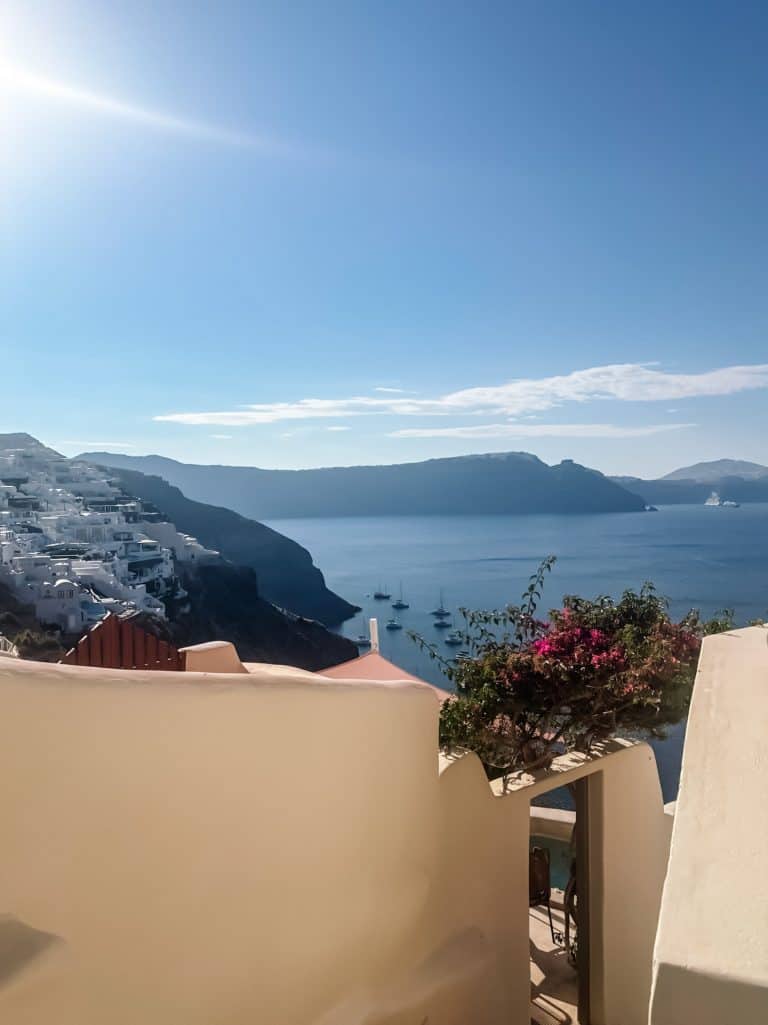 Andronis Luxury Suites Review - view of Santorini