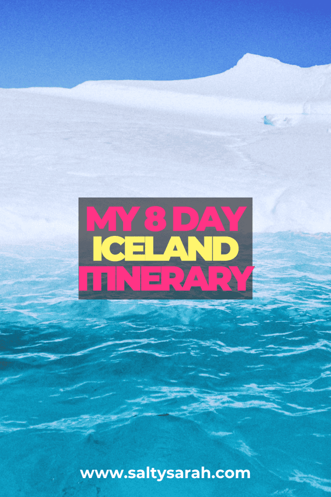 8 day iceland itinerary Blog Pinterest Pin