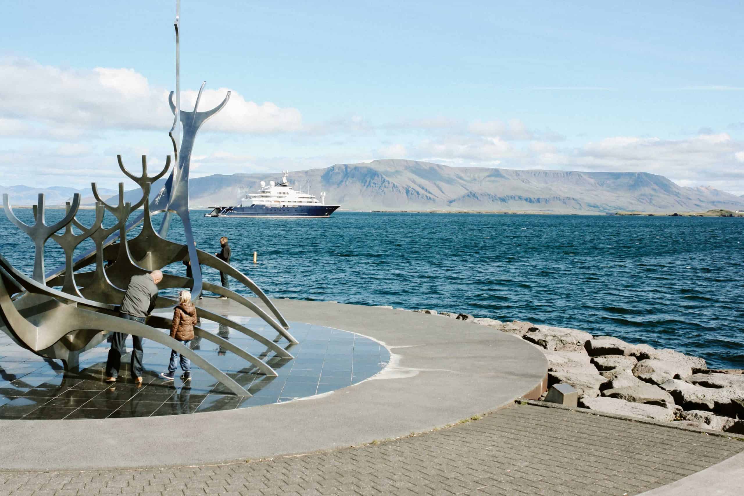 sun voyager sculture in Reykjavík