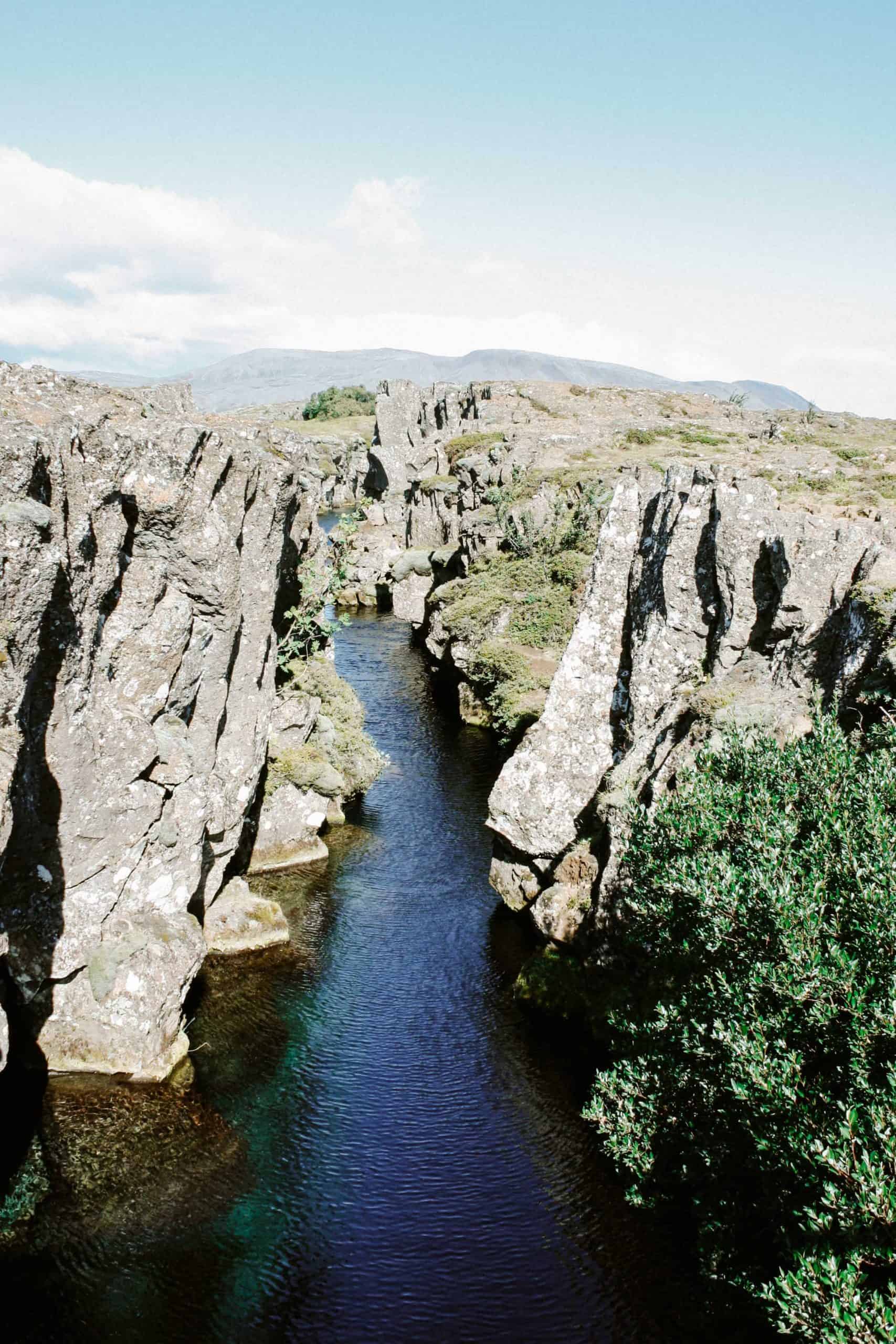 tectonic plate area on Golden Circle Tour - 8 day Iceland itinerary