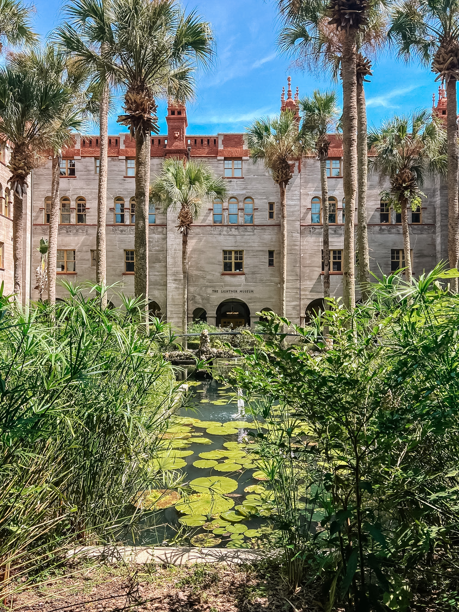 Lightner Museum courtyard garden