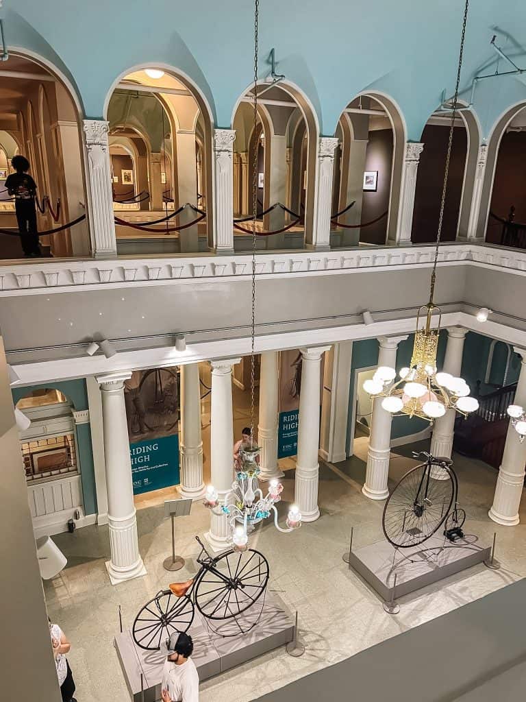 Lightner Museum - old bicycles